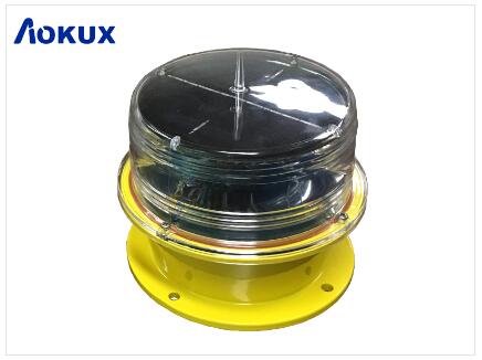 solar powered aircraft warning lights
