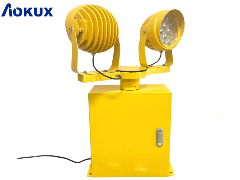 Aokux AO-AP-R2 airport beacon lights led rotating beacon light aviation 120v rotating beacon light aerodrome rotating beacon airfield rotating beacon led rotary beacon